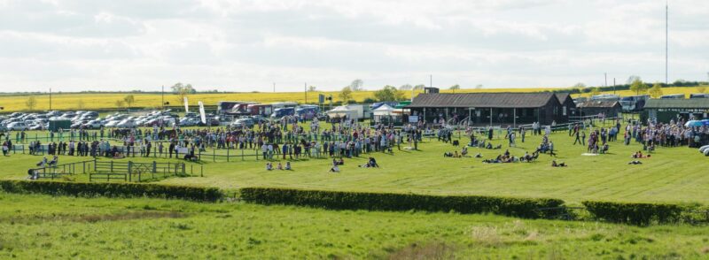 A view of Garthorpe's permanent racing facilities